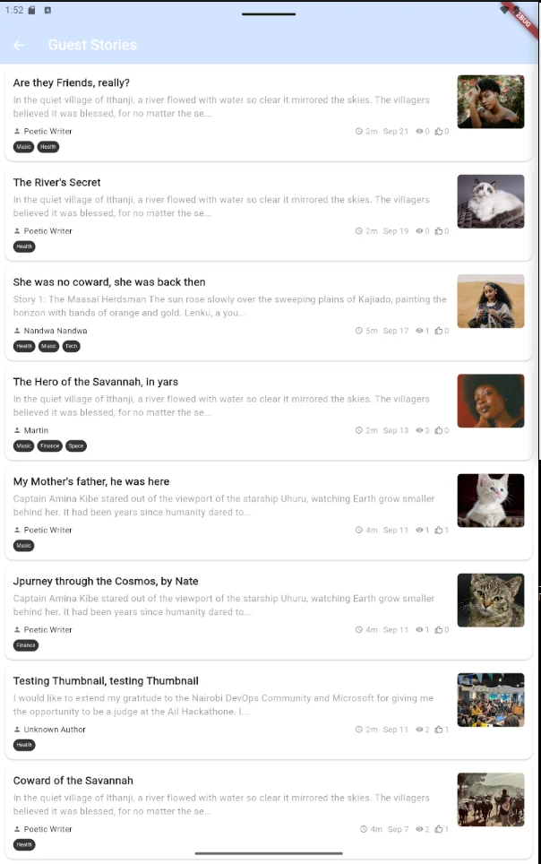 Stori: Write, Share, Earn screenshot