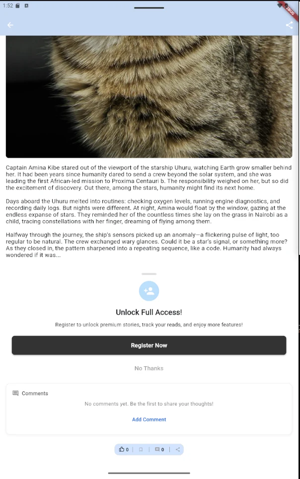 Stori: Write, Share, Earn screenshot